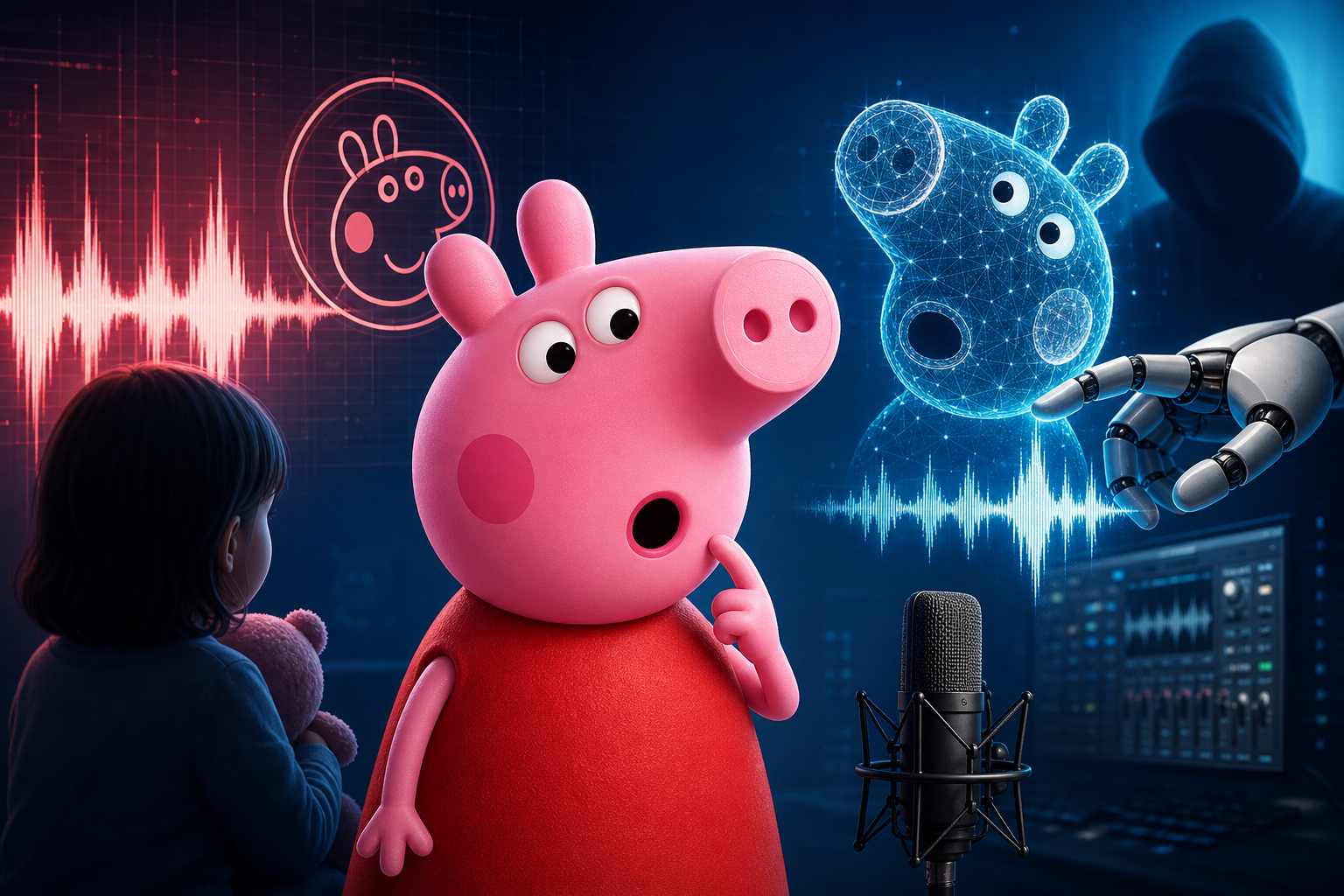 Peppa Pig ətrafında AI qalmaqalı: uşaqların səsi süni intellektlə klonlana bilər?