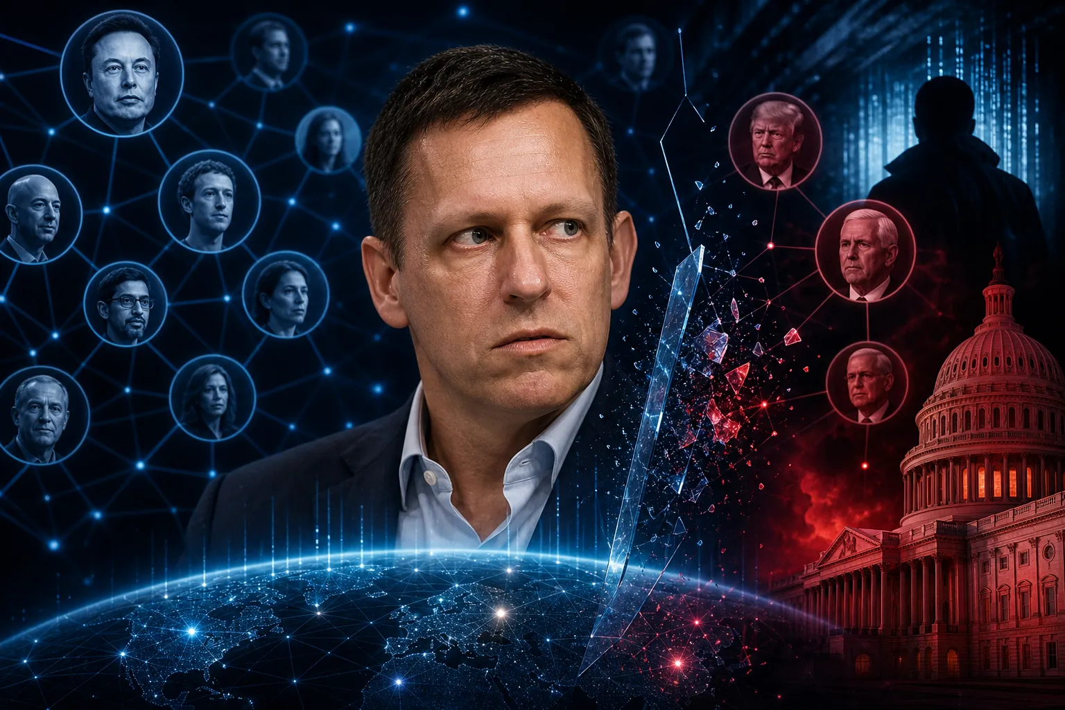 Peter Thiel-in gizli Dialog şəbəkəsi sızma ilə üzə çıxdı: texnologiya və siyasət elitası eyni siyahıda