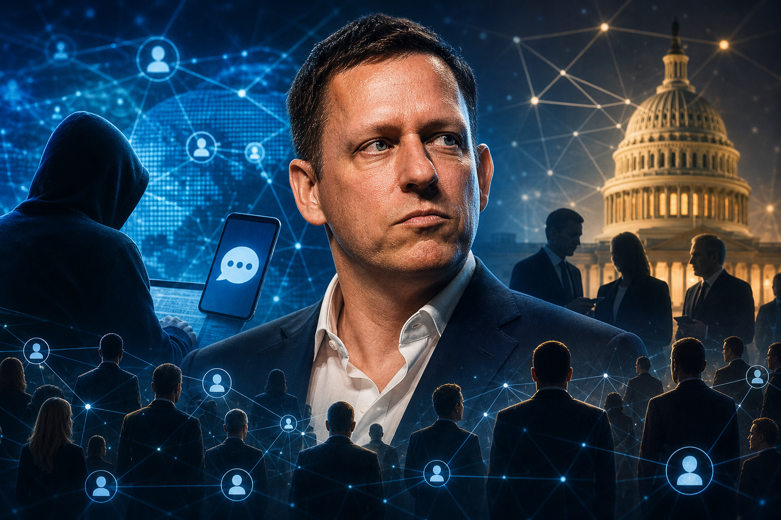 Peter Thiel-in gizli Dialog şəbəkəsi sızma ilə üzə çıxdı: texnologiya və siyasət elitası eyni siyahıda