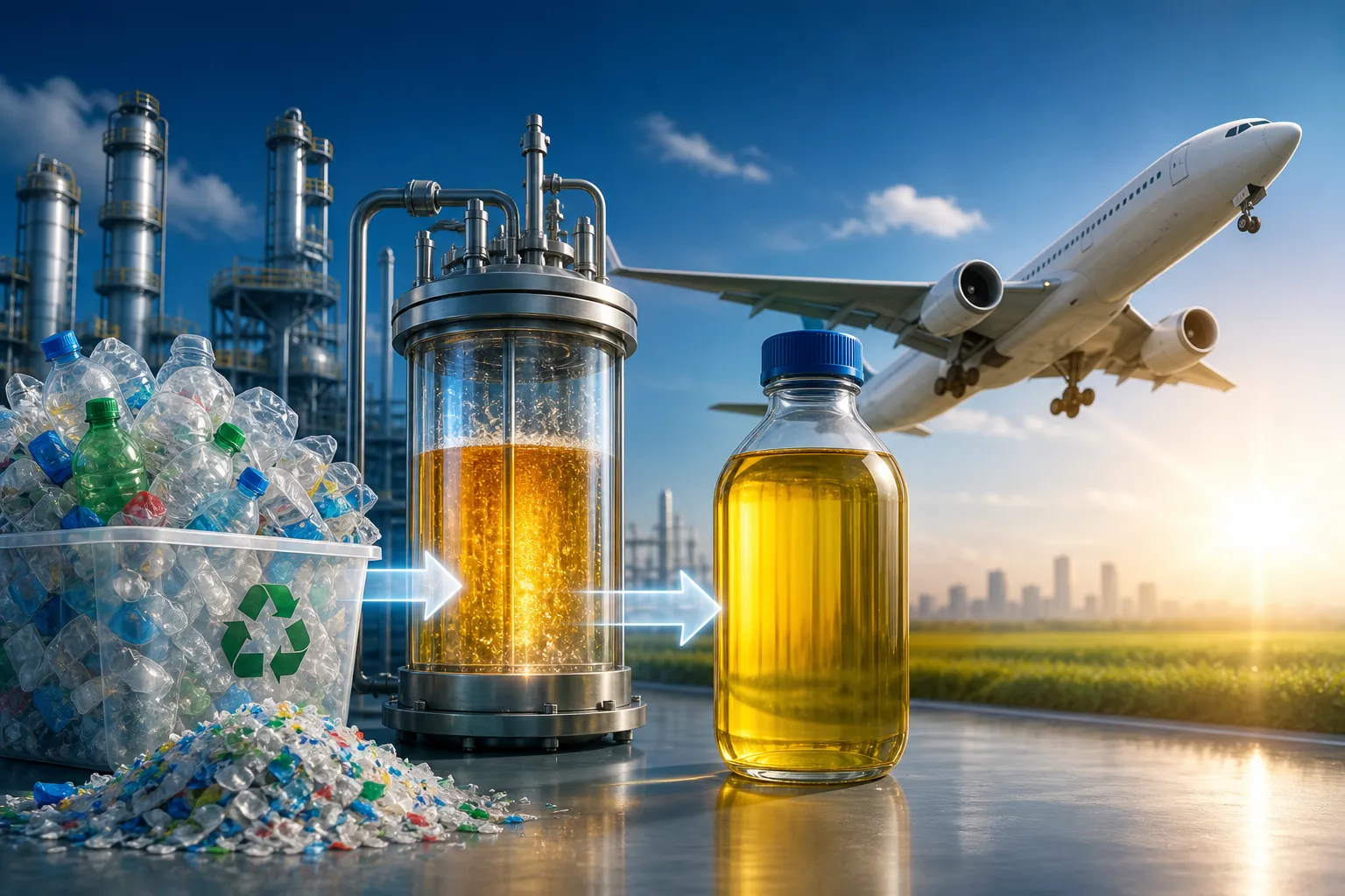 Plastik tullantıdan təyyarə yanacağı: yeni proses 1 kq üçün cəmi 1 dollara başa gələ bilər