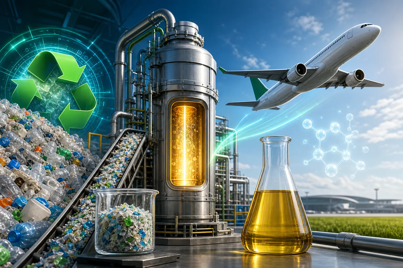 Plastik tullantıdan təyyarə yanacağı: Yeni reaktor aviasiyada oyunu dəyişə bilər