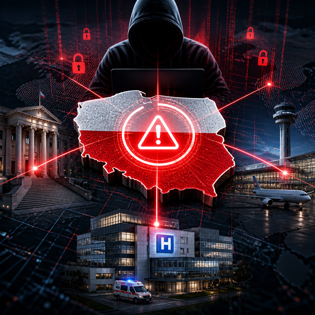 Polşada böyük kiber yoxlama: məhkəmələr, xəstəxanalar və aeroportlar hack riski altında