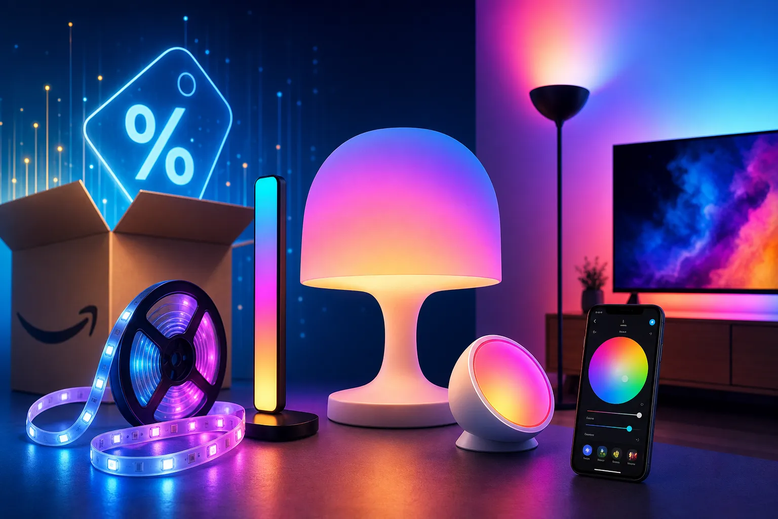 Prime Day-də Govee smart lampaları rekord ucuzlaşıb: Philips Hue-a sərfəli alternativ