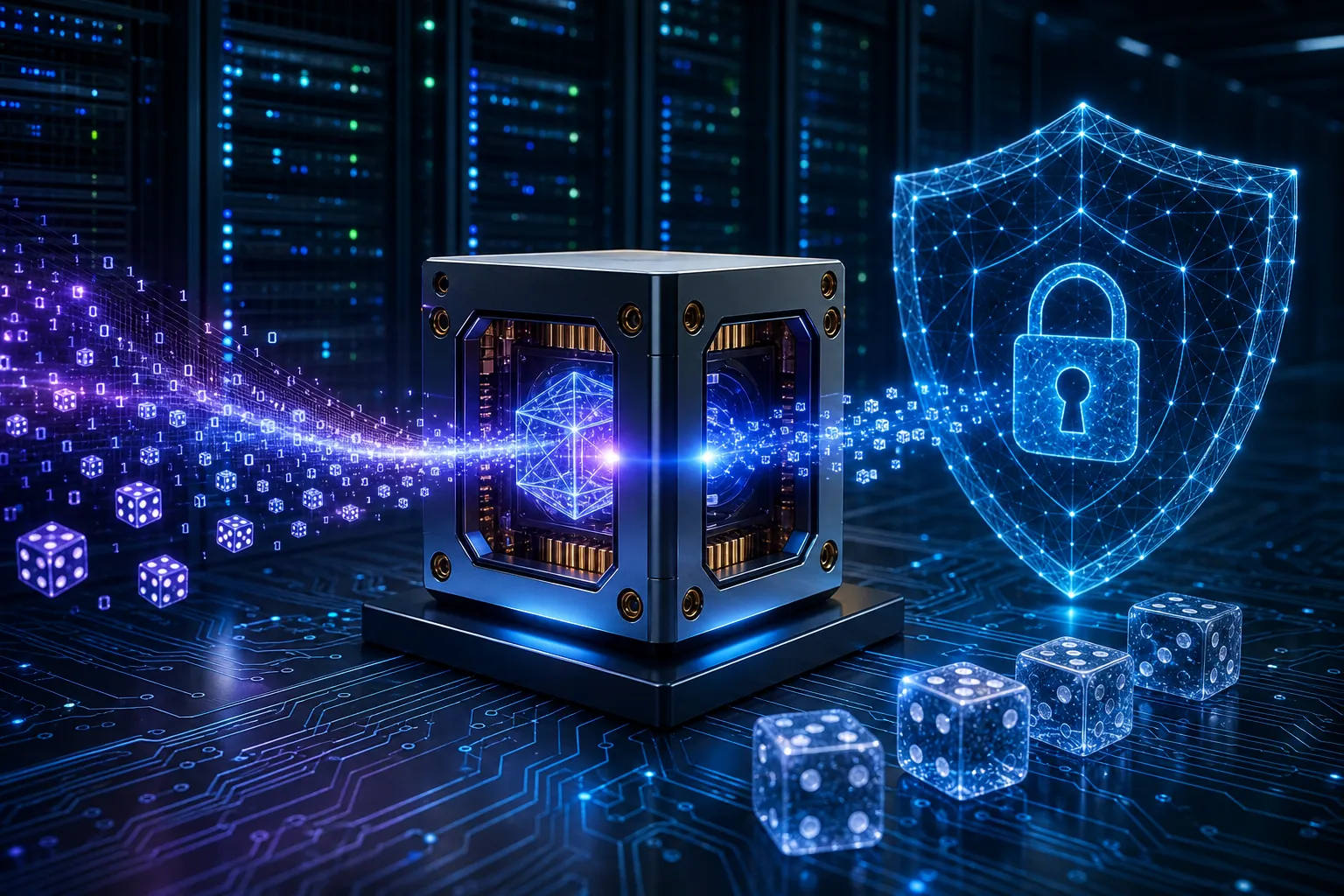 Q-Dice: Fraunhofer-in 4.1 Gbit/s sürətli kvant təsadüfi rəqəm generatoru data mərkəzlərini qoruyacaq