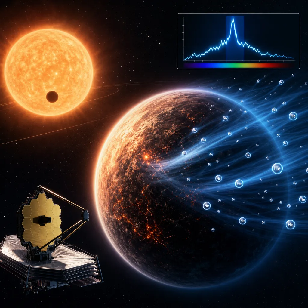 Qayalı ekzoplanetin atmosferindən helium qaçışı müşahidə edildi: bu, planetin sirrini aça bilər