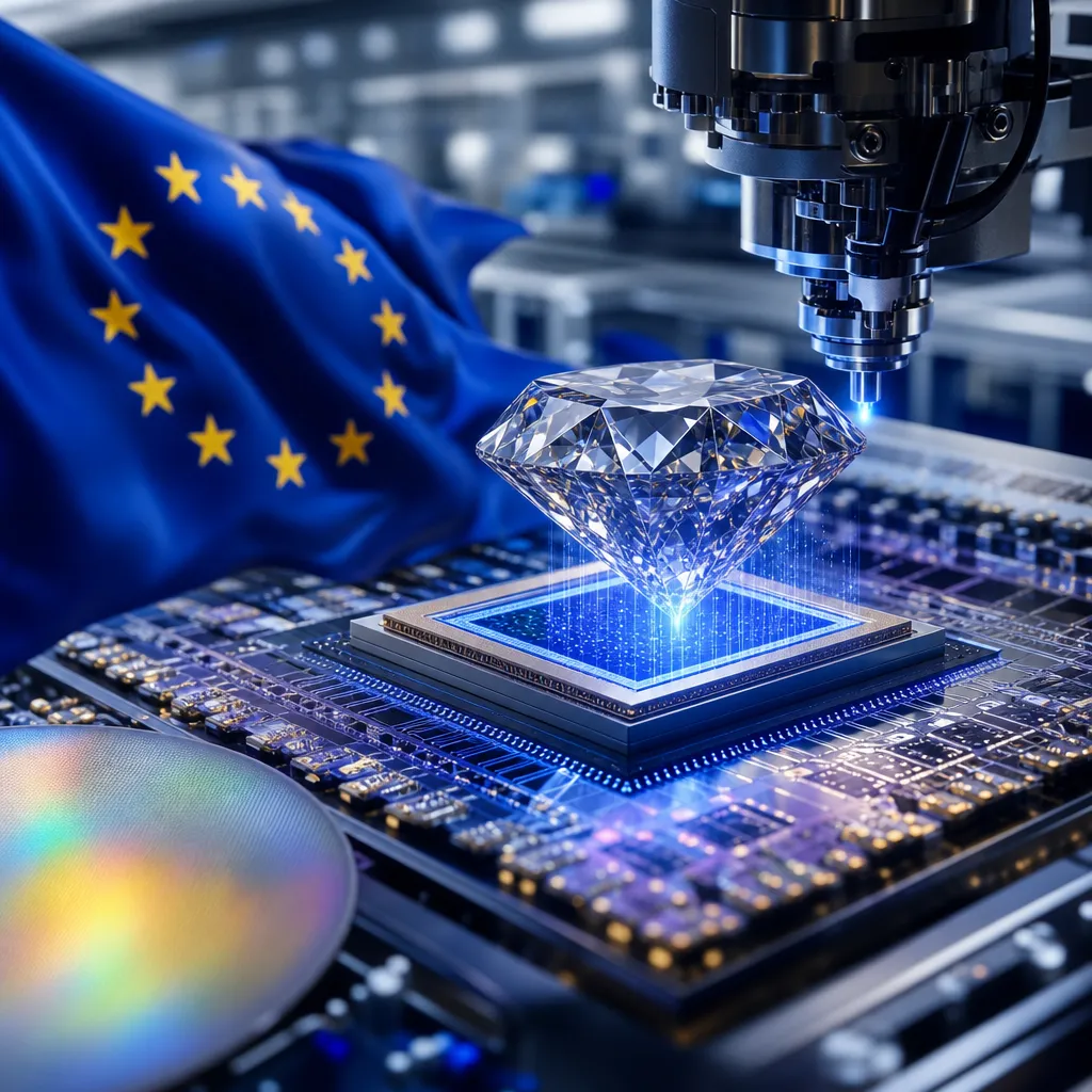 QuantumDiamonds çip istehsalını sürətləndirmək üçün EU dəstəyi alır