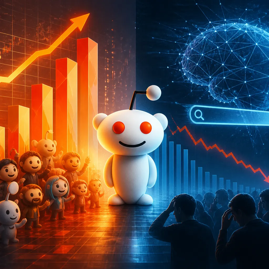 Reddit güclü rüb açıqladı, amma AI dövrünün axtarış trafikinə təsiri investorları narahat etdi