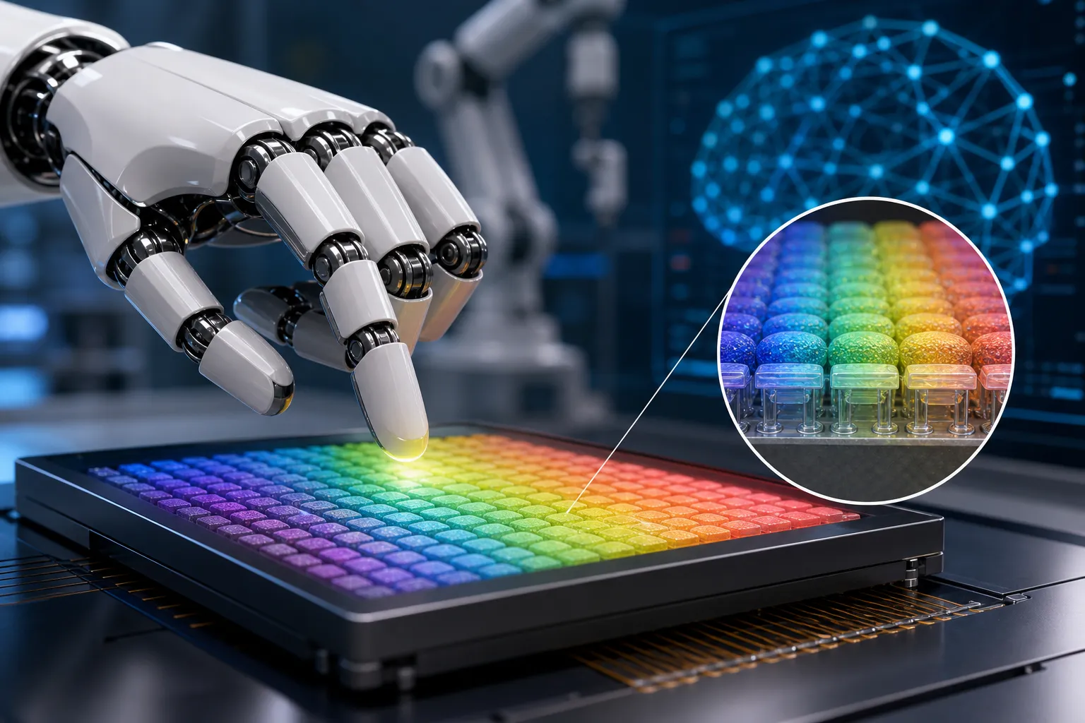 Robotlara toxunuşu “görməyi” öyrədən yeni rəng dəyişən sensor hazırlandı