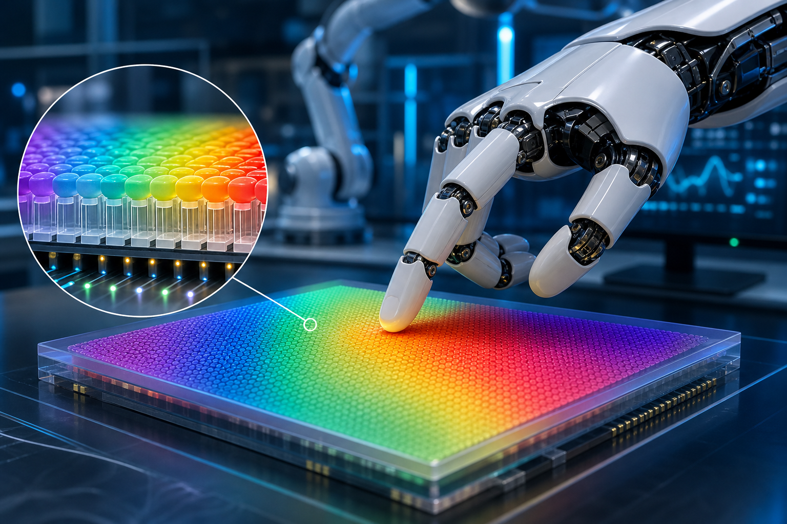 Robotlara toxunuşu “görməyi” öyrədən yeni rəng dəyişən sensor hazırlandı