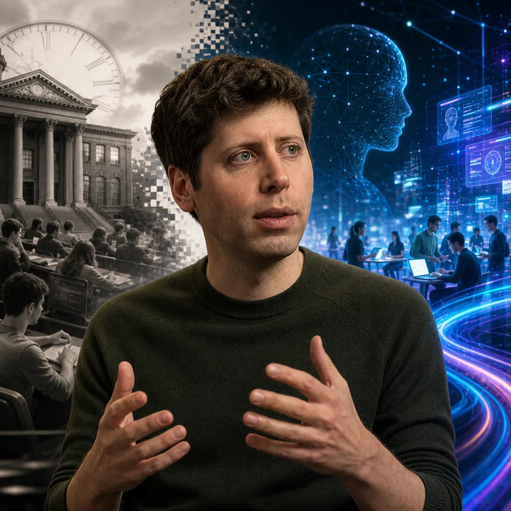 Sam Altman: “4 illik universitet dövrü artıq dünya üçün çox ola bilər”