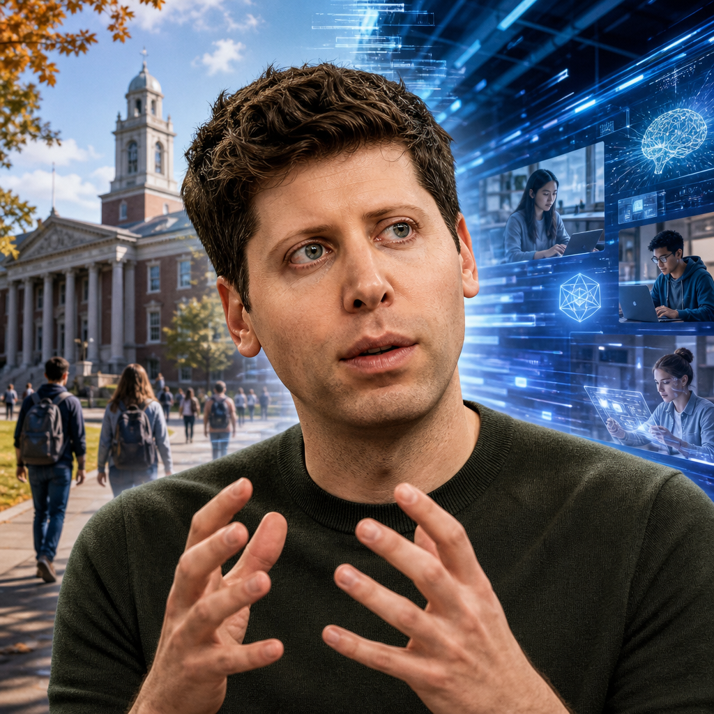 Sam Altman: “4 illik universitet dövrü artıq dünya üçün çox ola bilər”