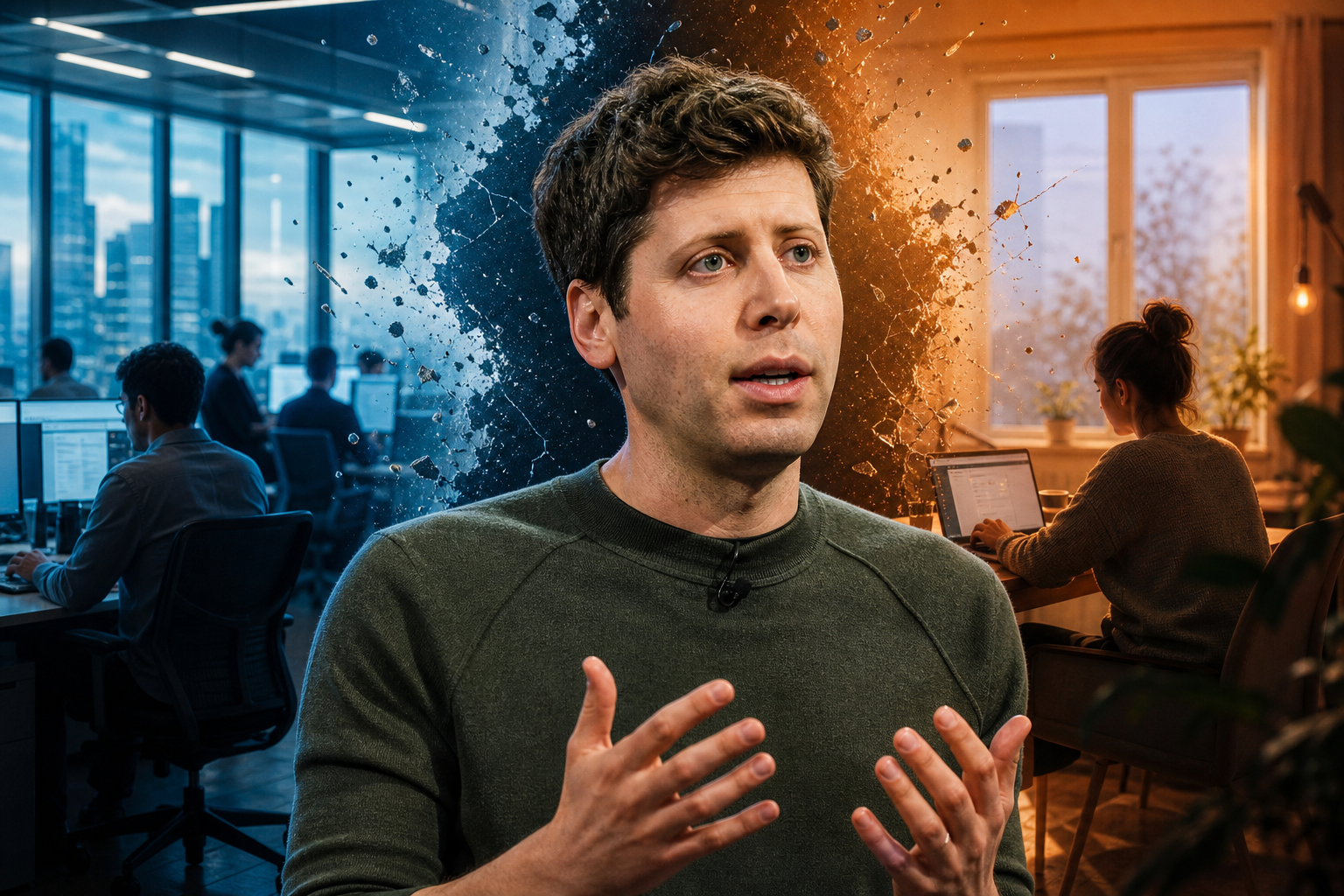 Sam Altman uzaqdan işə sərt danışdı: “Tech sənayesinin ən böyük səhvlərindən biri idi”