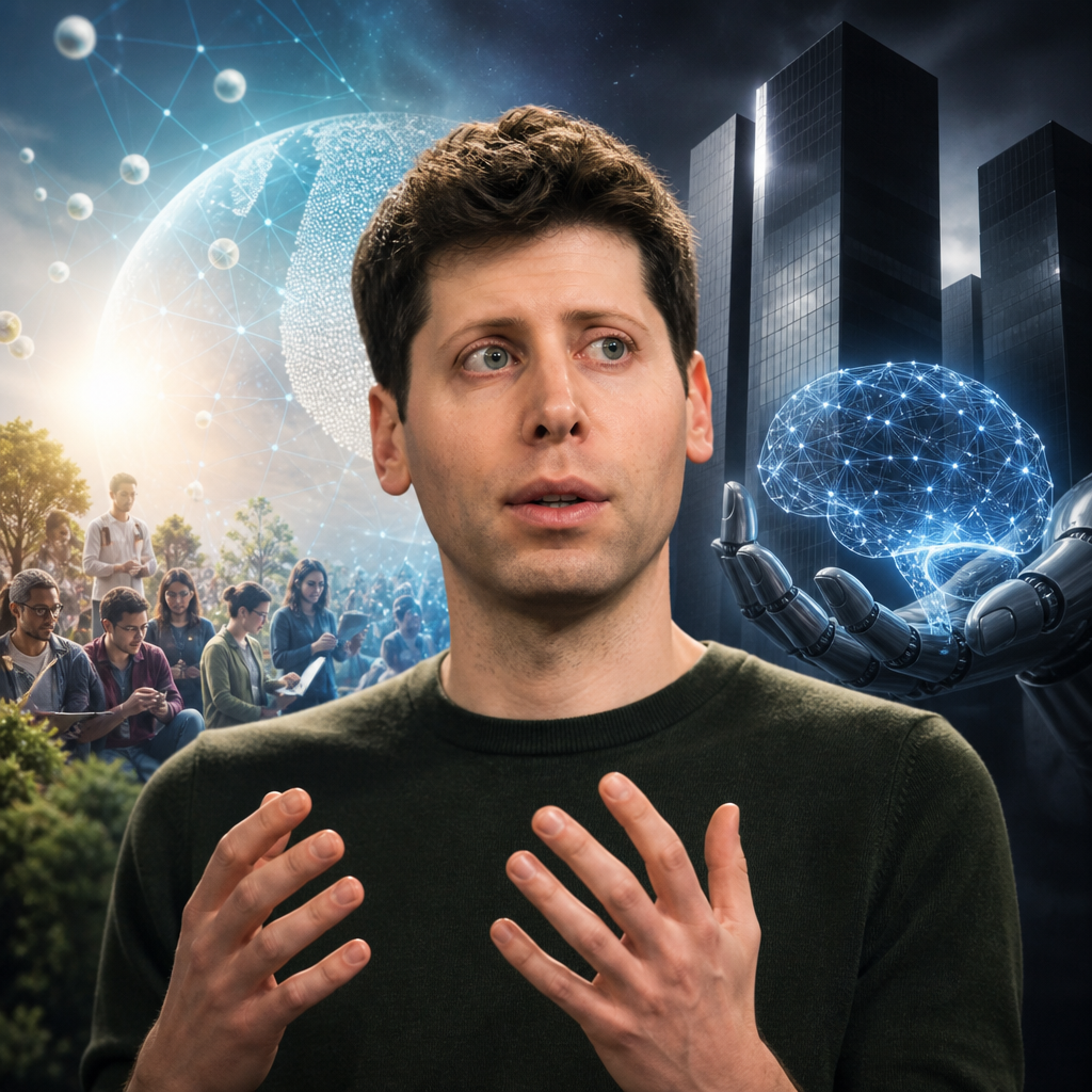 Sam Altman xəbərdarlıq edir: Süni intellektin gələcəyi bir neçə şirkətin əlində qalmamalıdır