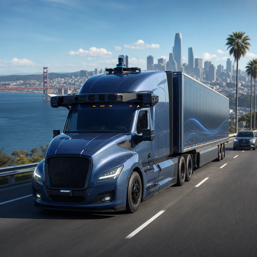 Self-Driving Yük Maşınları California Yollarına Çıxdı: Aurora və Kodiak Test İcazəsi Aldı