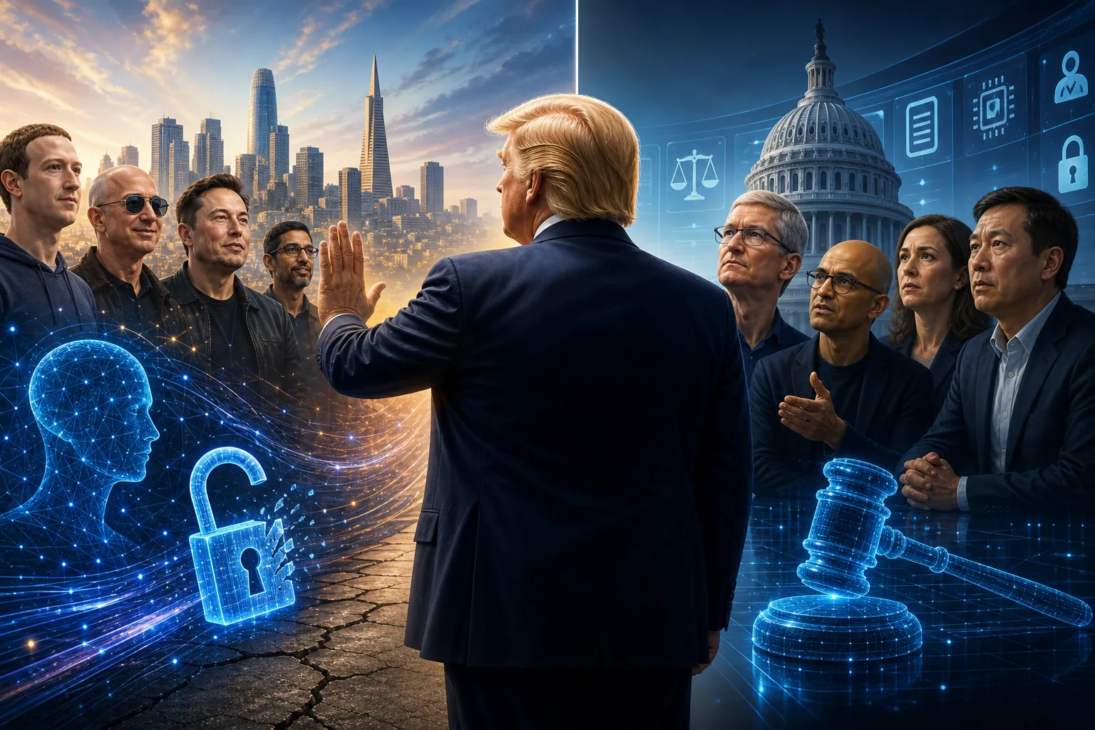 Silicon Valley Trump-dan AI tənzimləməsini dayandırmağı istədi, indi isə qayda tələb edir