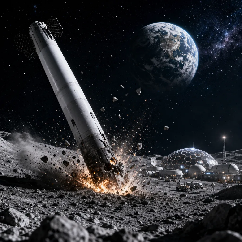 SpaceX Falcon 9-un Ayla toqquşması gələcək Ay bazaları üçün ciddi siqnaldır