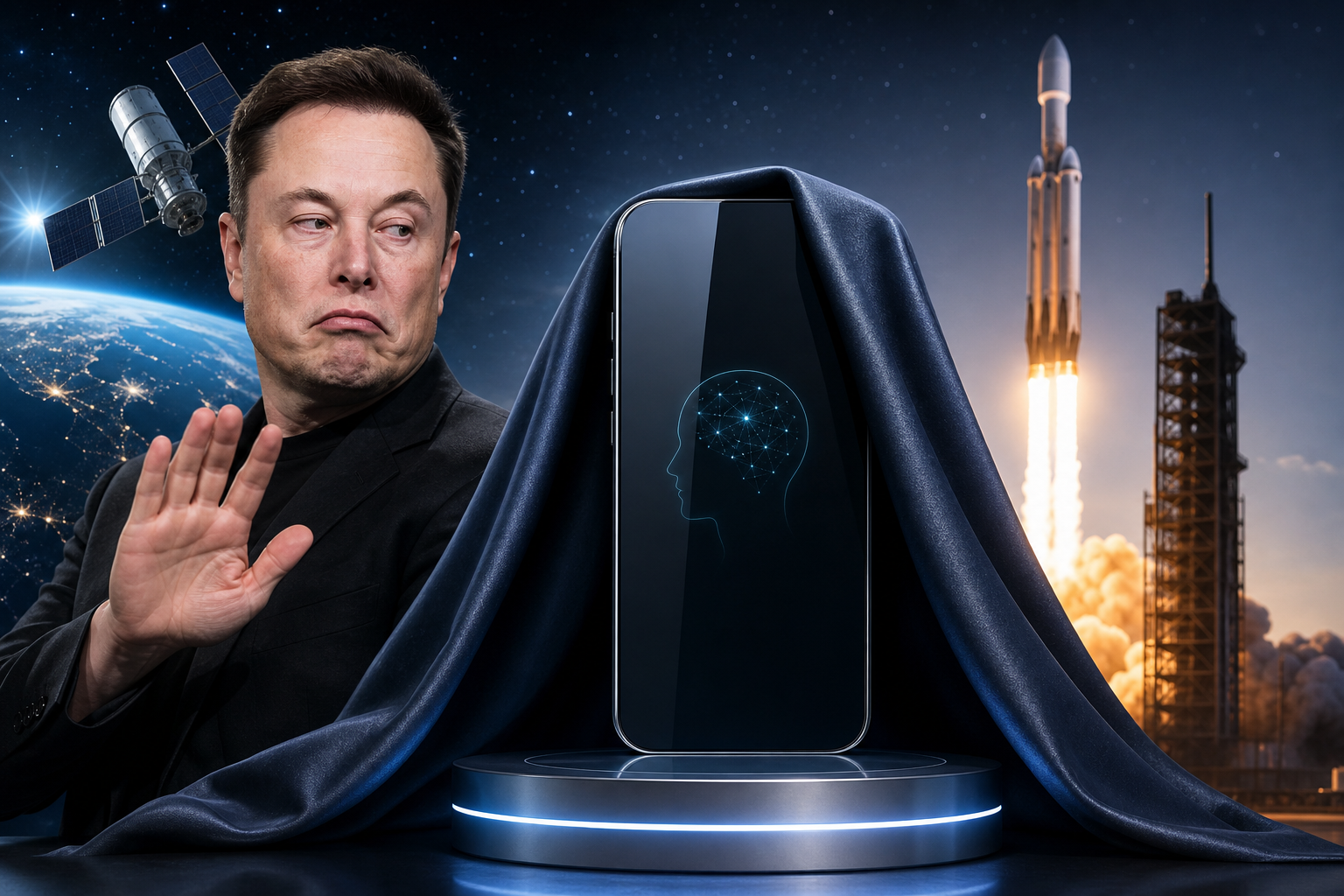 SpaceX gizli AI cihazı hazırlayır? Musk telefon iddiasını rədd etdi