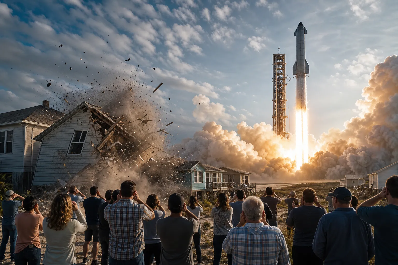 SpaceX-in Starbase buraxılışları evləri dağıdır? 80 Texas sakini məhkəməyə getdi