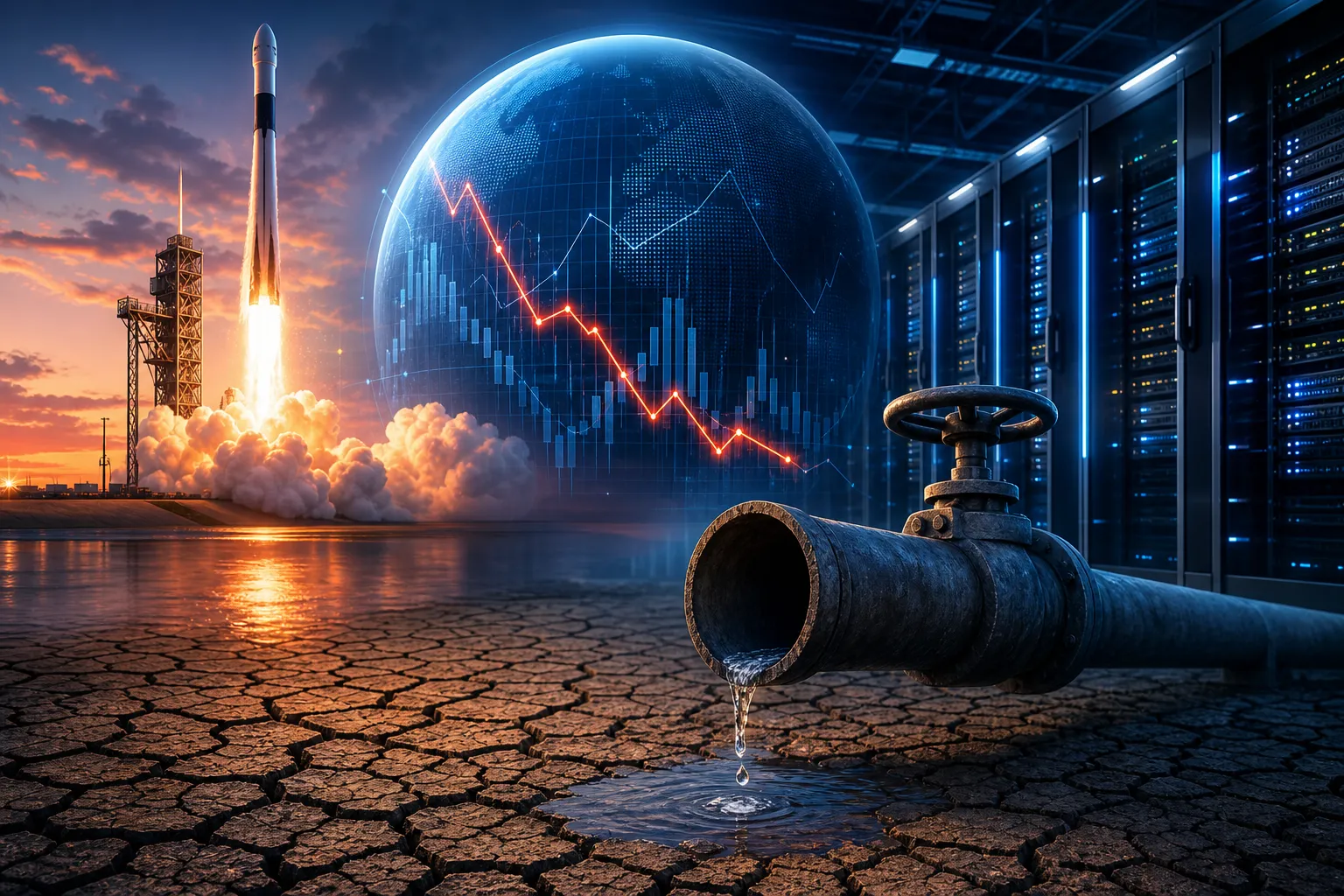 SpaceX IPO sənədində yeni risk: data mərkəzləri üçün su çatışmazlığı investorları narahat edə bilər