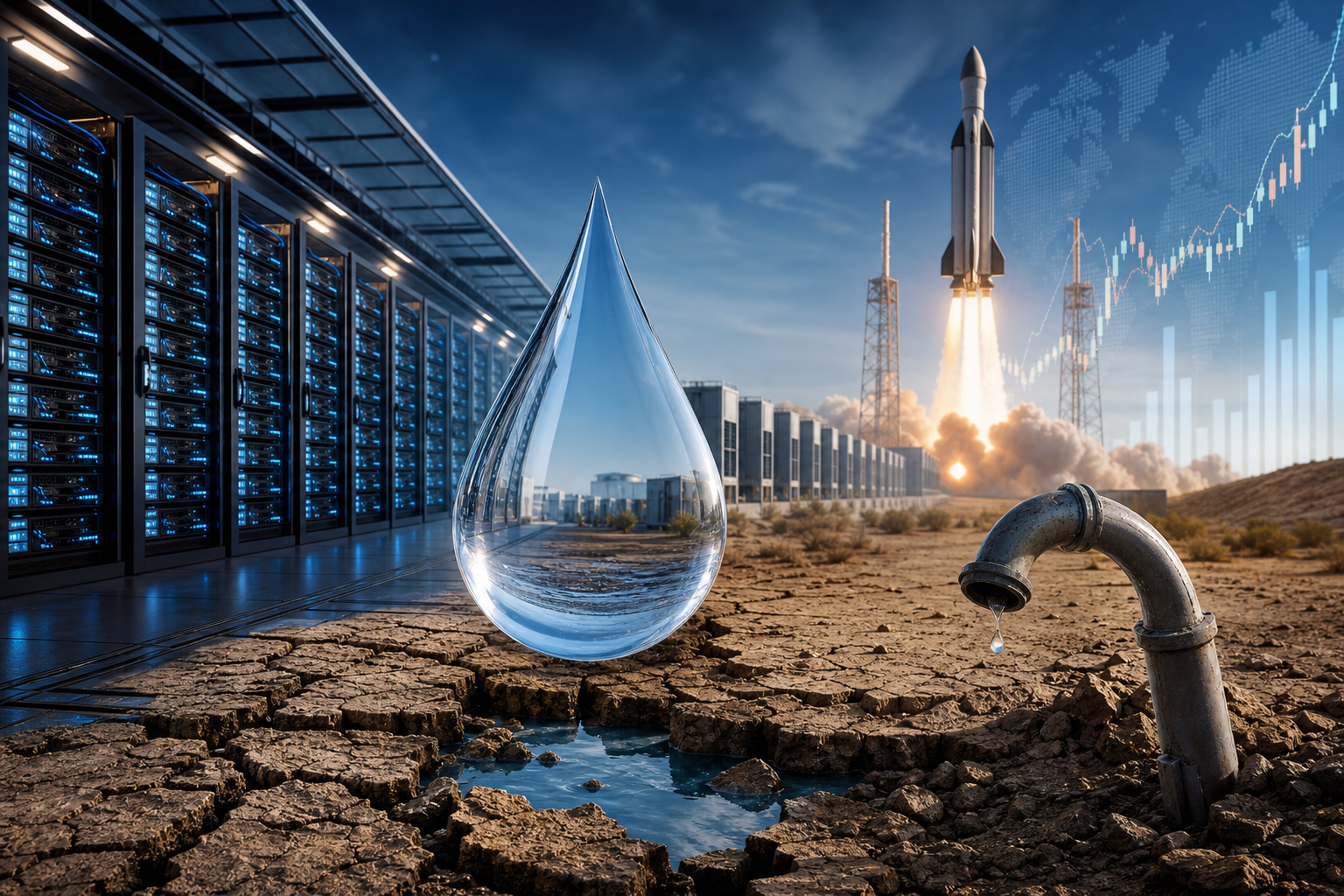 SpaceX IPO sənədində yeni risk: data mərkəzləri üçün su çatışmazlığı investorları narahat edə bilər
