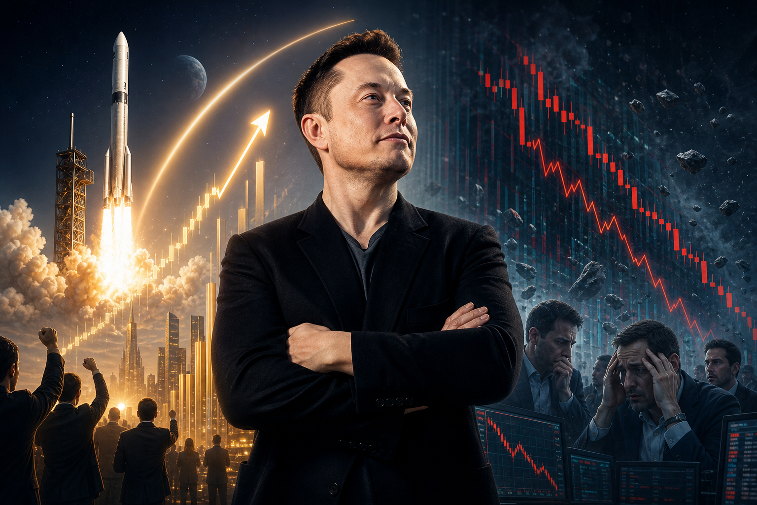 SpaceX IPO-su bazarı silkələdi: Elon Musk trilyoner oldu, investorlar isə risklə üz-üzə qaldı