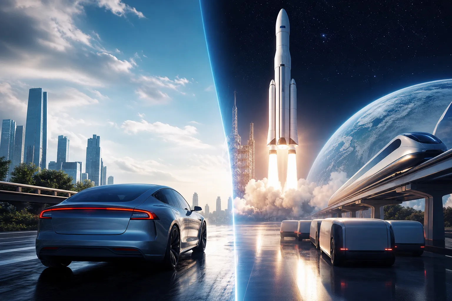 SpaceX Tesla-nı Kölgədə Qoyur: Gələcəyin Nəqliyyat Yarışında Yeni Dönəm