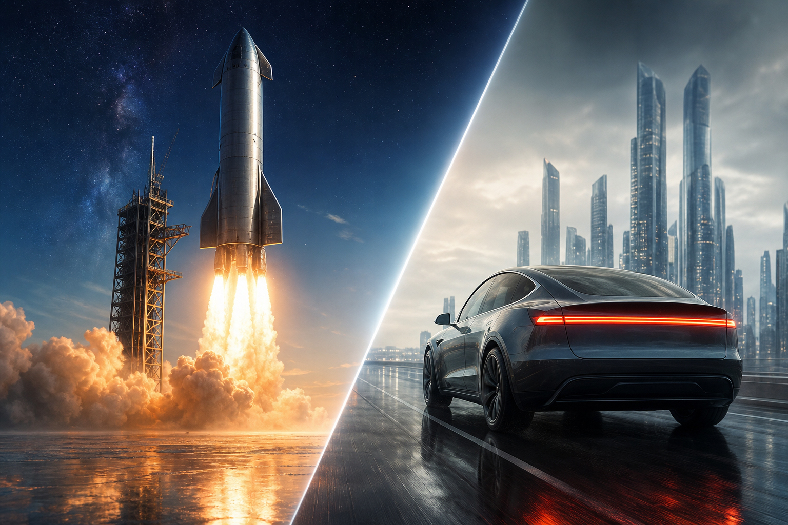 SpaceX Tesla-nı Kölgədə Qoyur: Gələcəyin Nəqliyyat Yarışında Yeni Dönəm