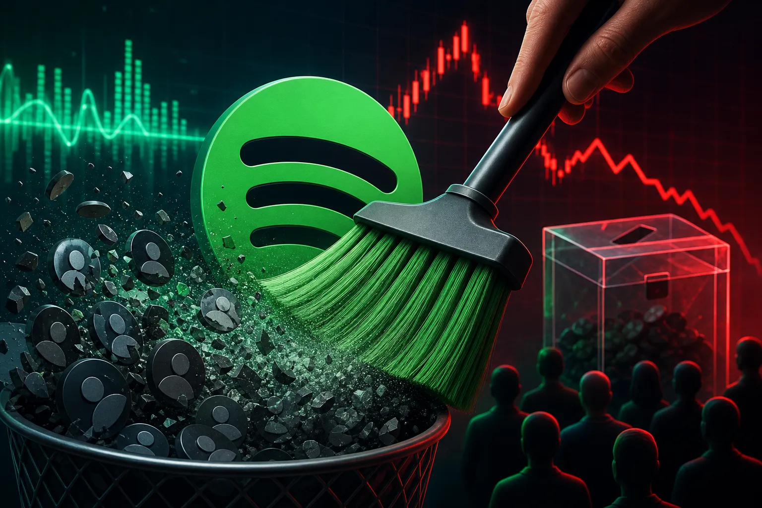 Spotify 500 min saxta dinləməni sildi: Kalshi mərc qalmaqalı musiqi çartlarını silkələdi