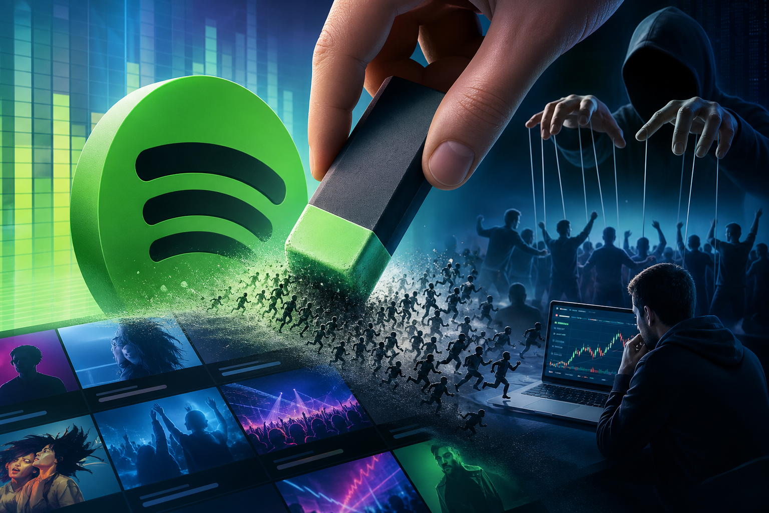 Spotify 500 min saxta dinləməni sildi: Kalshi mərc qalmaqalı musiqi çartlarını silkələdi