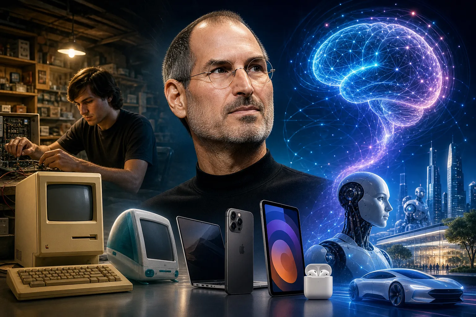 Steve Jobs-un “zehin üçün velosiped” ideyası: Kompüterlərdən süni intellektə uzanan böyük dəyişiklik