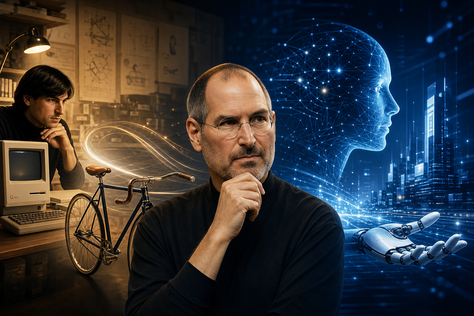 Steve Jobs-un “zehin üçün velosiped” ideyası: Kompüterlərdən süni intellektə uzanan böyük dəyişiklik