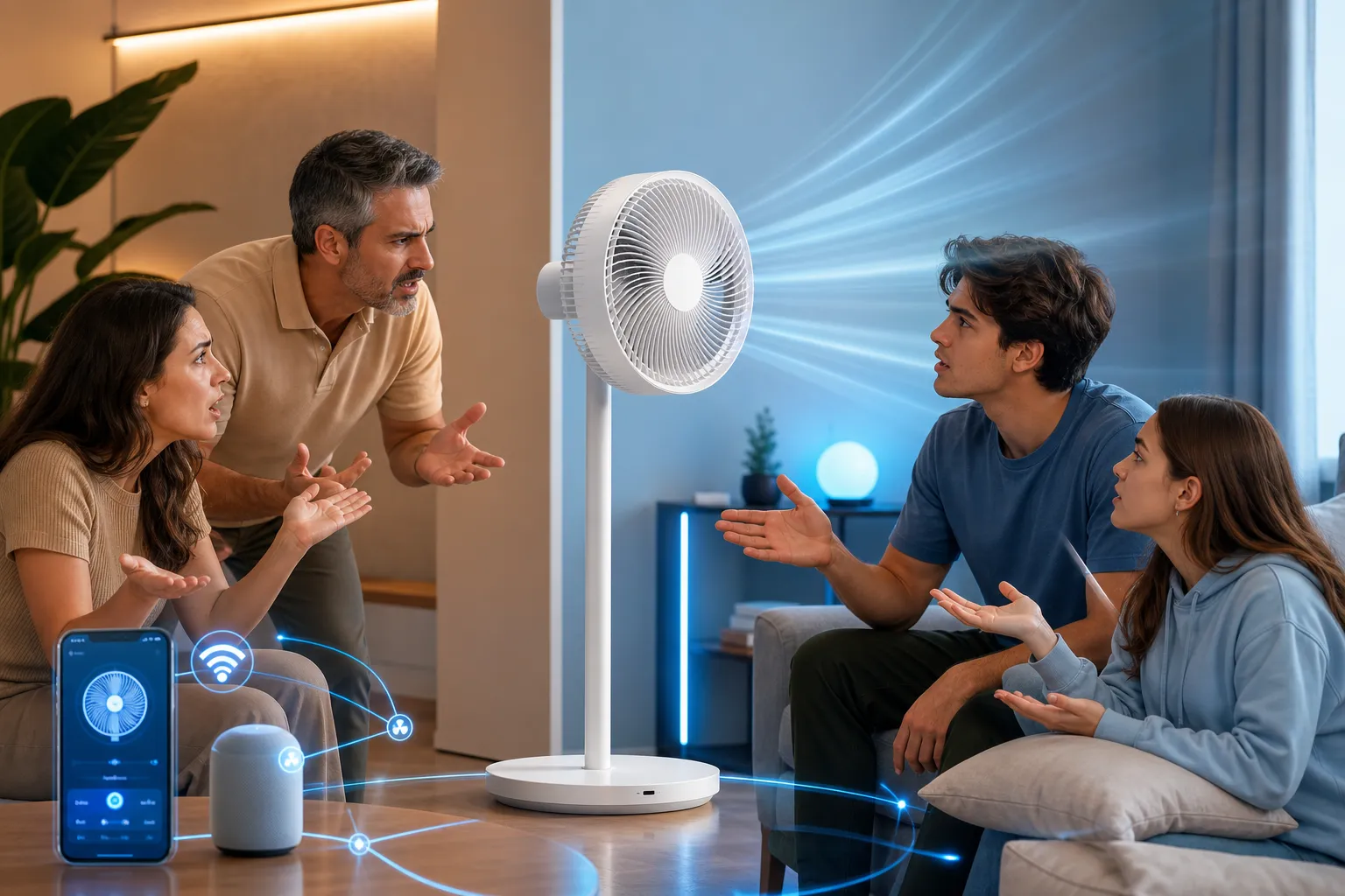 SwitchBot Standing Circulator Fan: evdə hamının üstündə mübahisə etdiyi ağıllı ventilyator