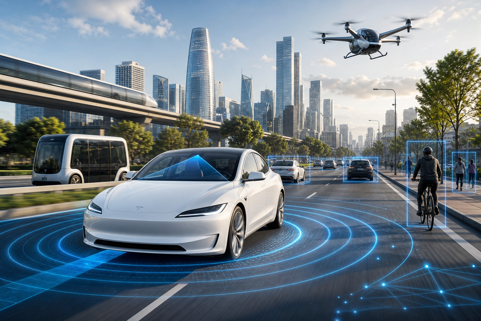 TechCrunch Mobility diqqəti Tesla FSD və nəqliyyatda süni intellektə yönəldir