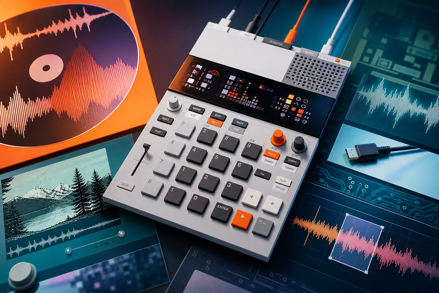 Teenage Engineering KO II üçün böyük yeniləmə: lo-fi rejim, USB audio və 40 saniyəlik sampling gəldi