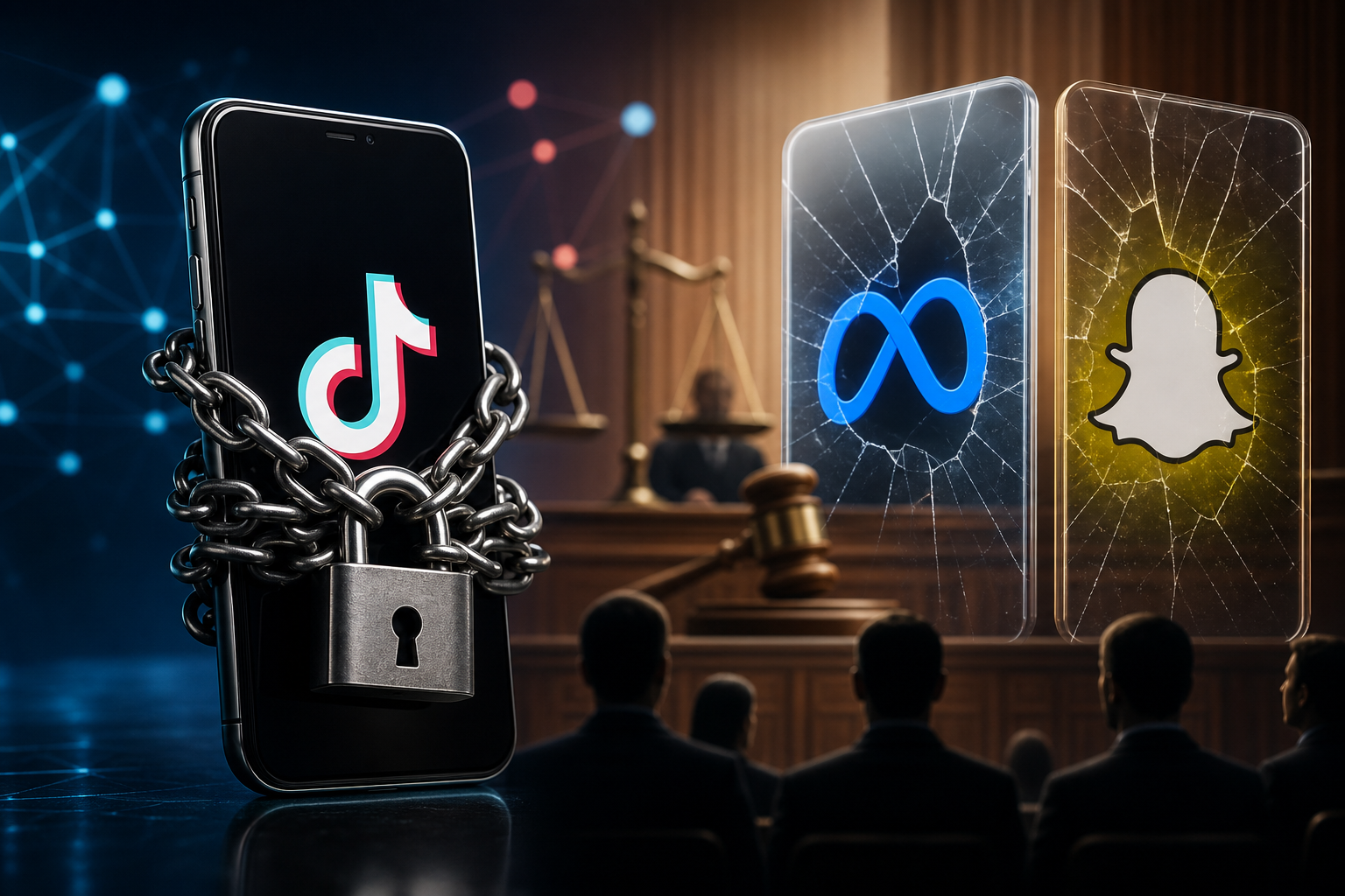 TikTok sosial media asılılığı işində razılaşdı: Meta və Snap jüri qarşısında tək qaldı