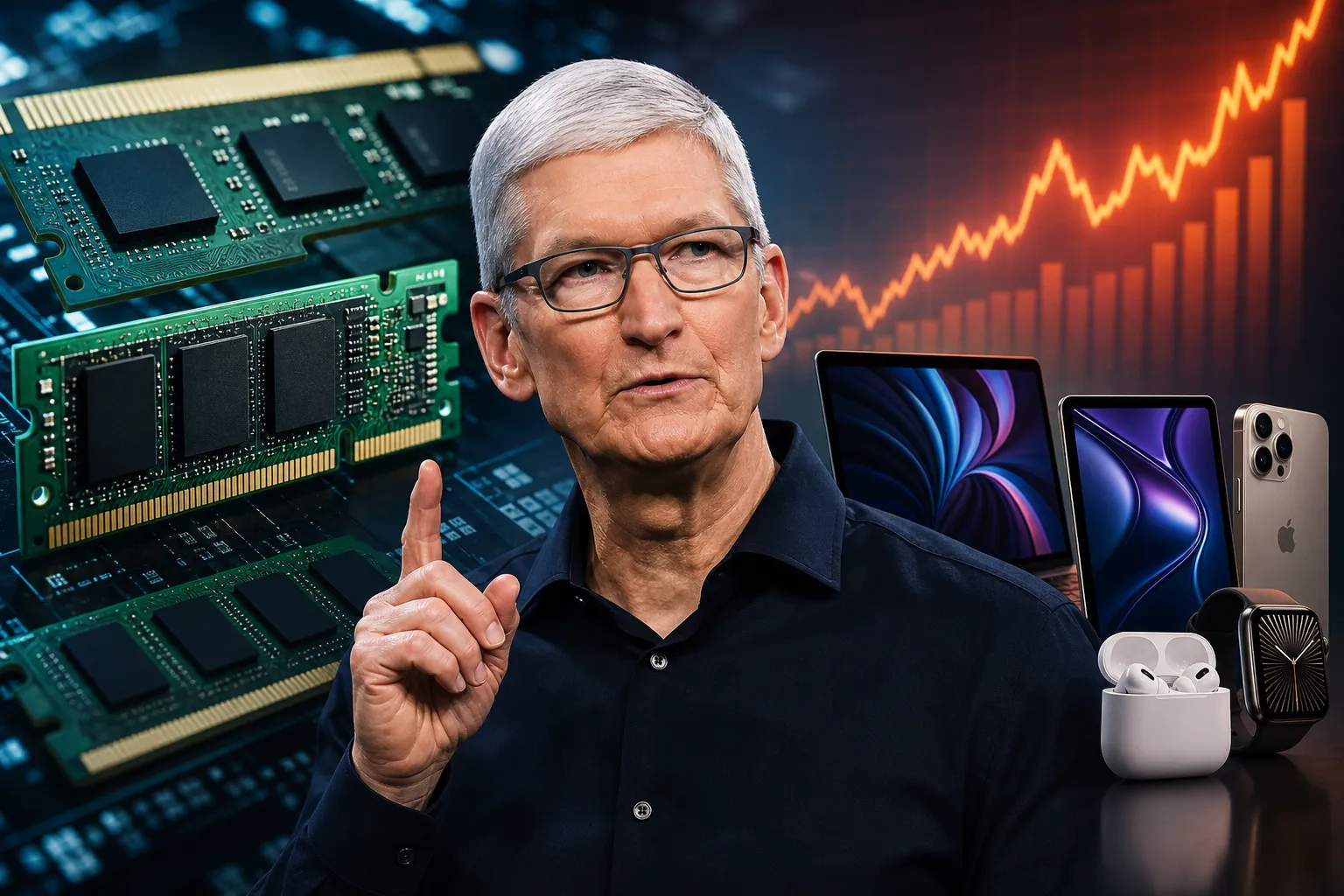 Tim Cook xəbərdarlıq etdi: RAM böhranı Apple məhsullarını bahalaşdıra bilər