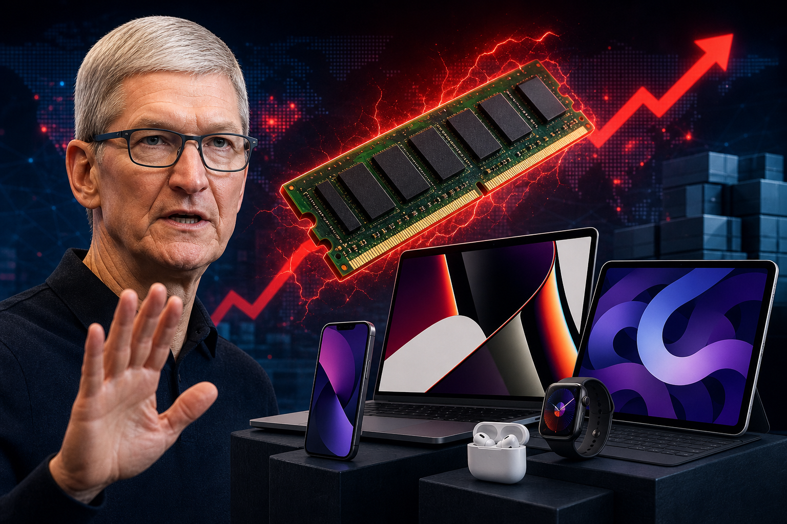 Tim Cook xəbərdarlıq etdi: RAM böhranı Apple məhsullarını bahalaşdıra bilər