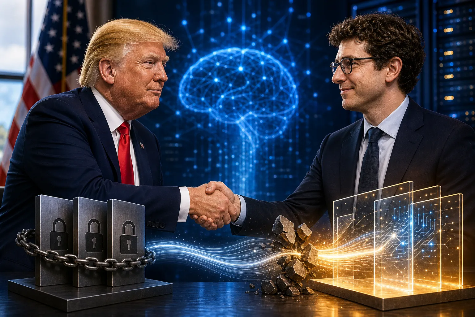 Trump Anthropic-ə münasibətini dəyişdi: Fable 5 və Mythos 5 məhdudiyyətləri yumşala bilər