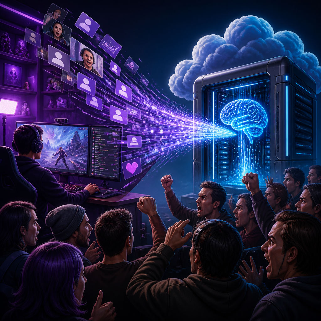 Twitch istifadəçilərinin məlumatlarını Amazon AI üçün paylaşacaq: Gamerlər niyə qəzəblənib?