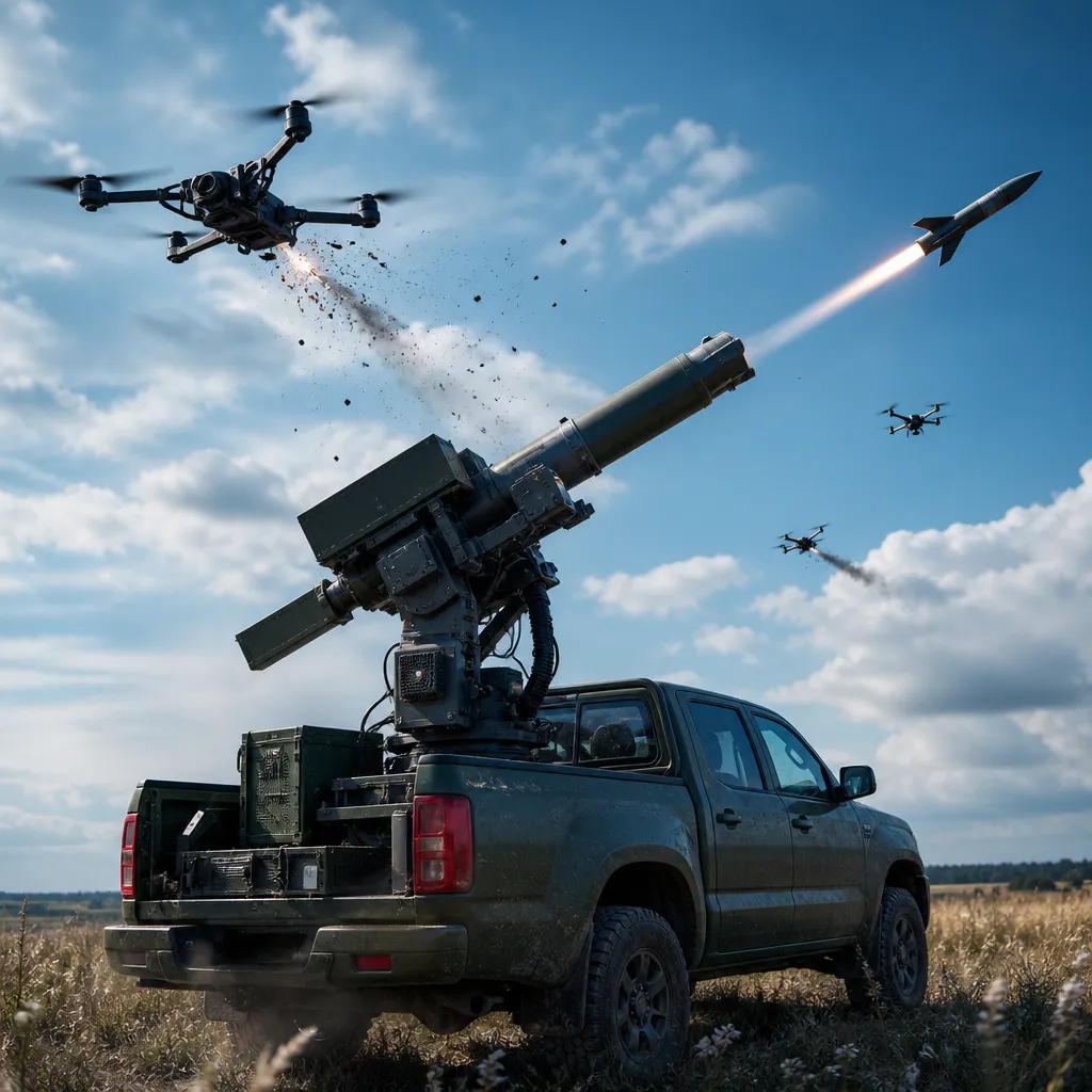 Ukrayna pikapa sığan reaktiv dron ovçusunu xidmətə qəbul etdi