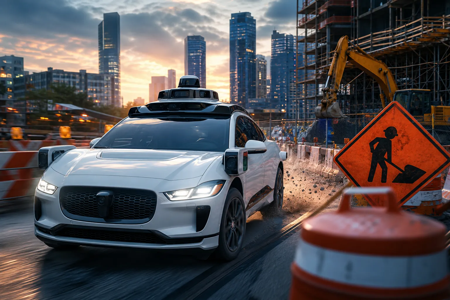 Waymo üçün yeni geri çağırış: robotaksilər tikinti zonalarına sürətlə daxil ola bilər