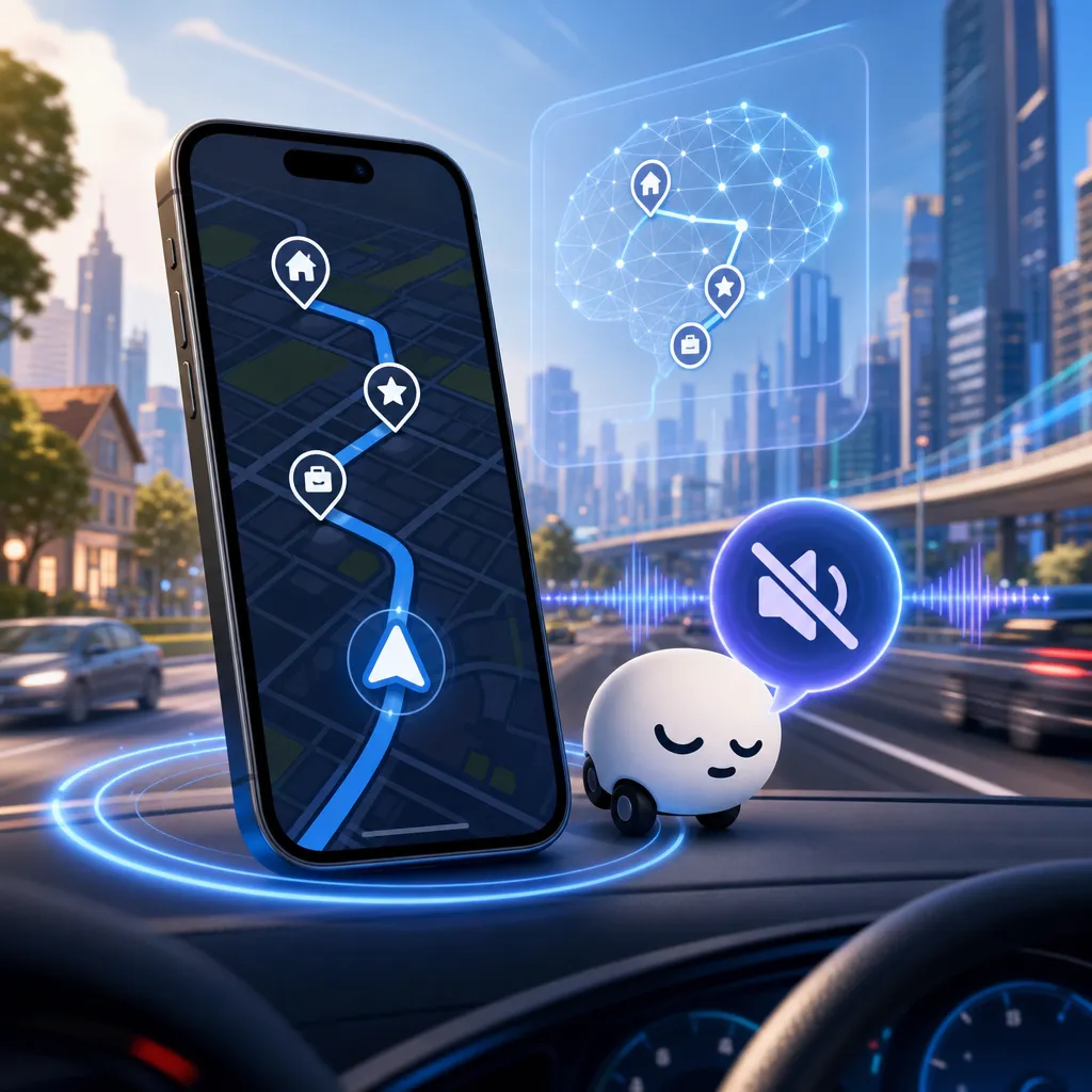 Waze yeniləndi: tətbiq daha az danışacaq, sevdiyiniz marşrutları isə özü öyrənəcək