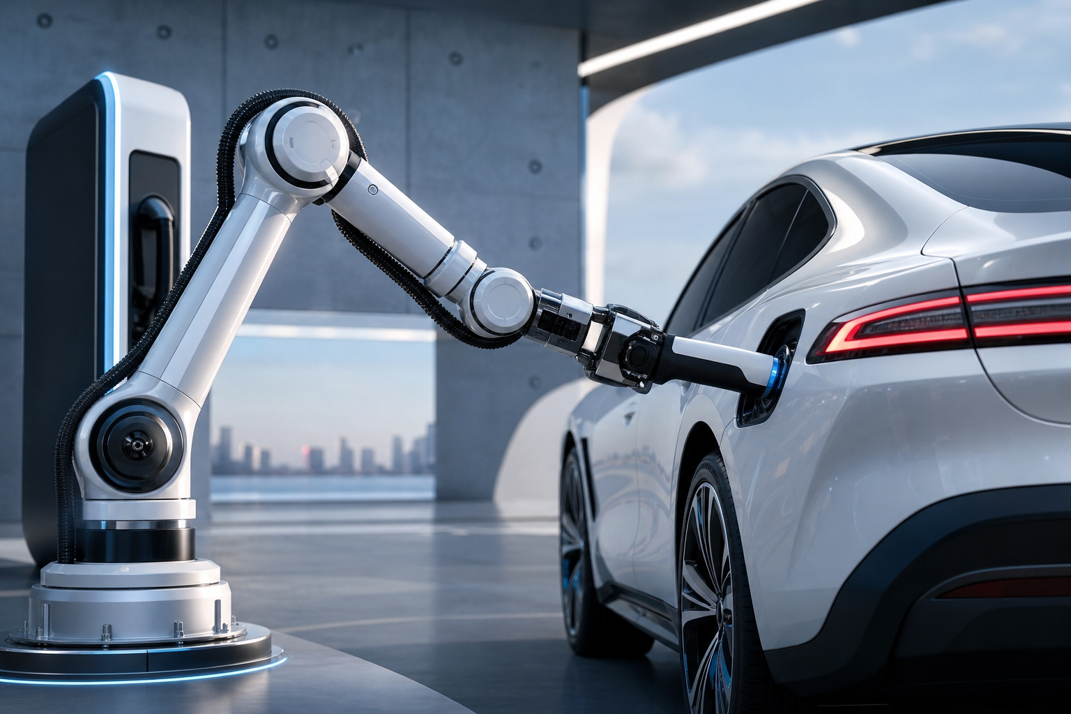 Xiaomi EV-ləri özü şarj edən robot qol hazırlayıb? Video böyük maraq doğurdu