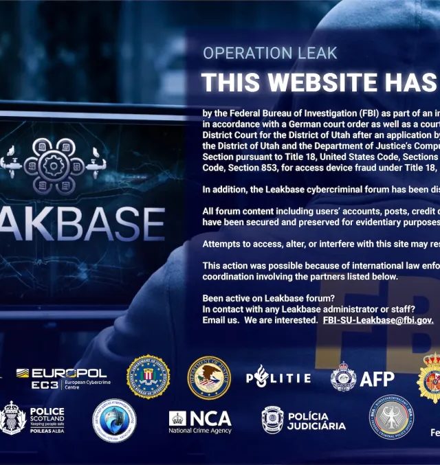 ABŞ və Aİ polisləri LeakBase saytını bağladılar