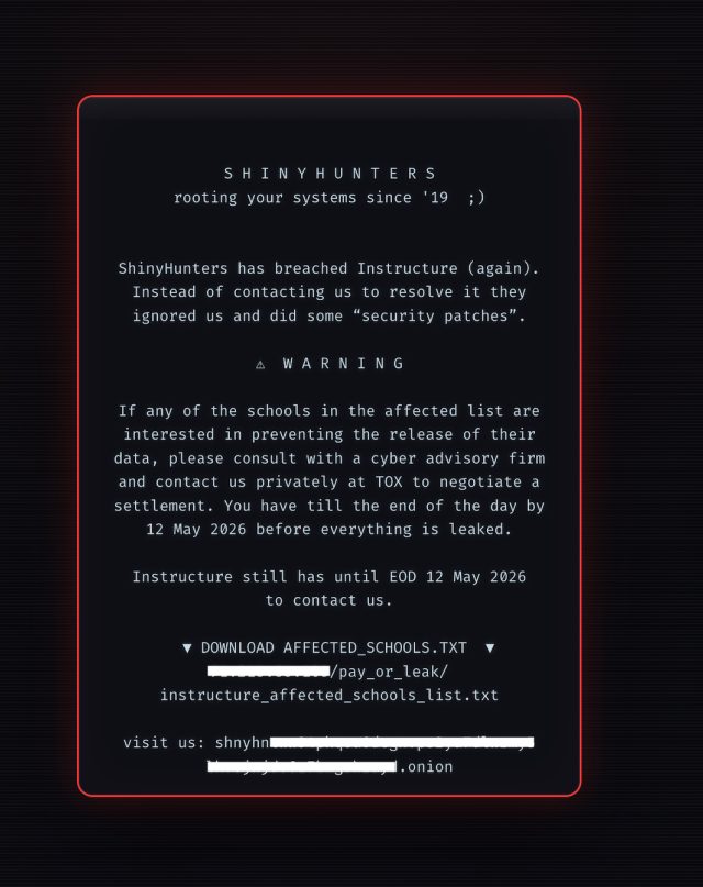 Hakerlər Məktəb Login Səhifələrini Təhlükəyə Atır: Instructure Yenidən Hədəfdə