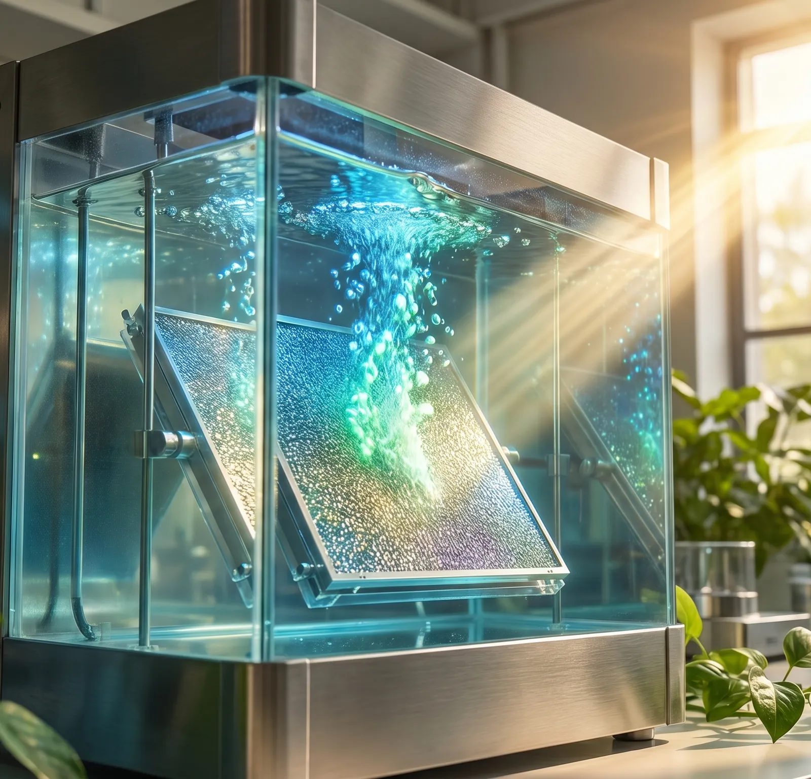 Kvant materialları ilə günəş enerjisi ilə hidrogen istehsalı