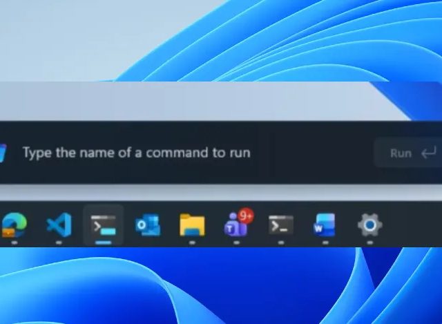 Microsoft Windows 11-in Yenilənmiş Run Menyusunu Test Edir